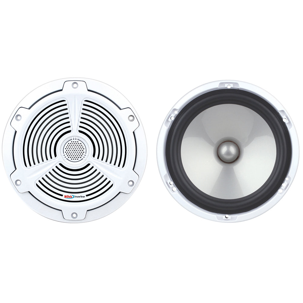 Boss Audio MR652C 6.5" 2-Way Marine Speakers - (Pair) White [MR652C] | Catamaran Supply