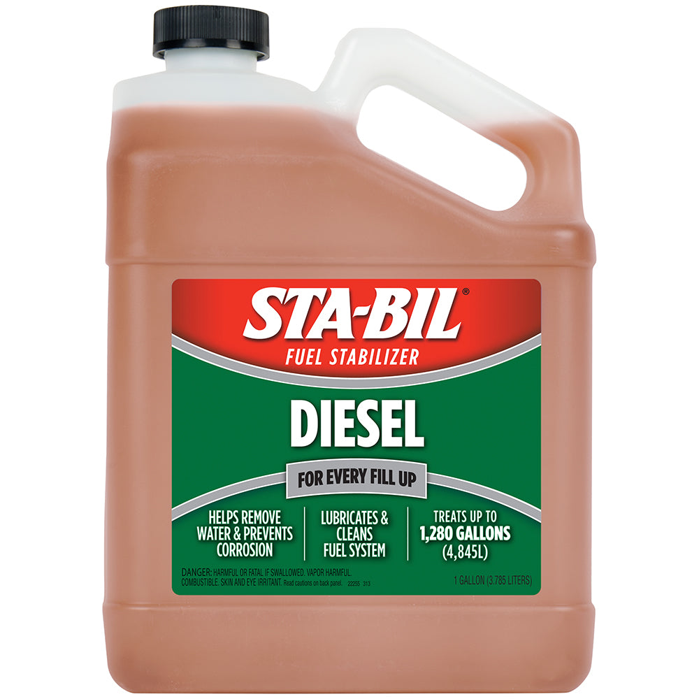 STA-BIL Diesel Formula Fuel Stabilizer  Performance Improver - 1 Gallon *Case of 4* [22255CASE] | Catamaran Supply