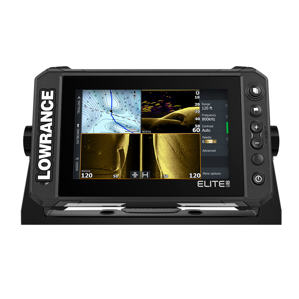 Lowrance Elite FS 7 Chartplotter/Fishfinder w/Active Imaging 3-in-1 Transom Mount Transducer [000-15688-001] | Catamaran Supply