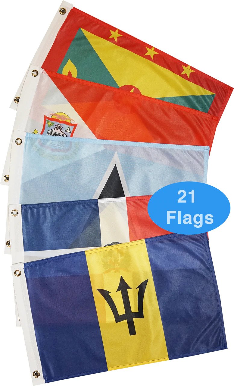 Eastern Caribbean Courtesy Flag Pack