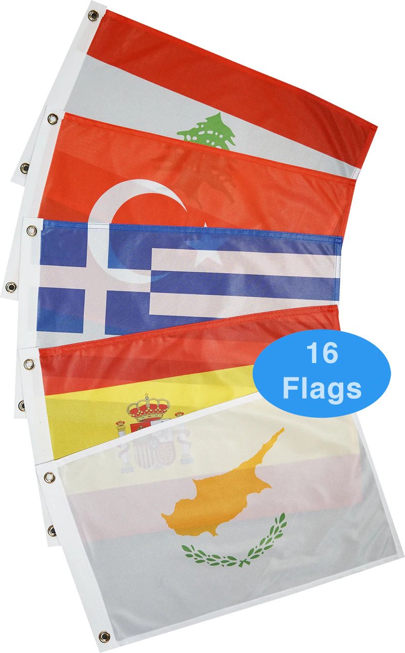 Mat pivotant et drapeau Flags Unlimited, 6 pi FPA009QF