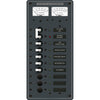 Blue Sea 8074 AC Main +8 Positions Toggle Circuit Breaker Panel - White Switches [8074] | Catamaran Supply