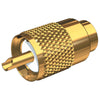 Shakespeare PL-259-58-G Gold Solder-Type Connector w/UG175 Adapter & DooDad Cable Strain Relief f/RG-58x [PL-259-58-G] | Catamaran Supply
