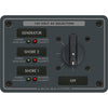 Blue Sea 8366 AC Rotary Switch Panel 30 Ampere 3 Positions + OFF, 2 Pole [8366] | Catamaran Supply