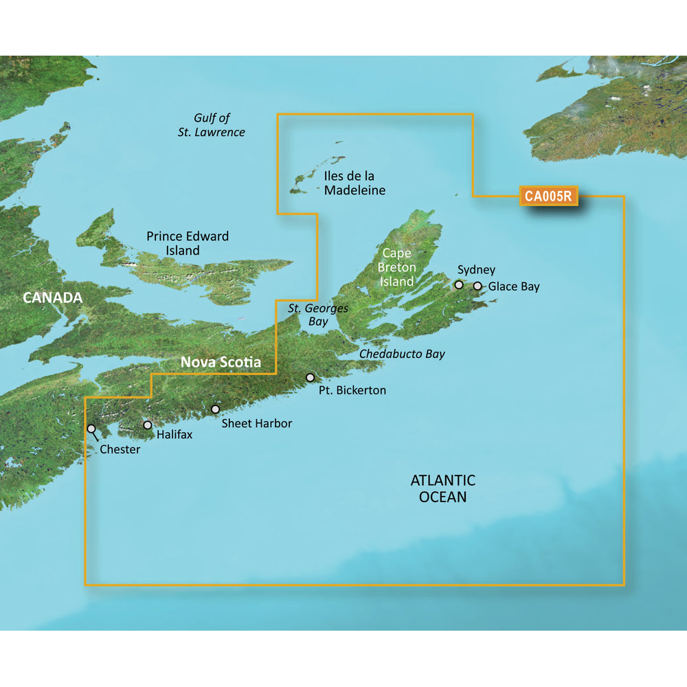 Garmin BlueChart g3 Vision HD - VCA005R - Halifax - Cape Breton - microSD/SD [010-C0691-00] | Catamaran Supply