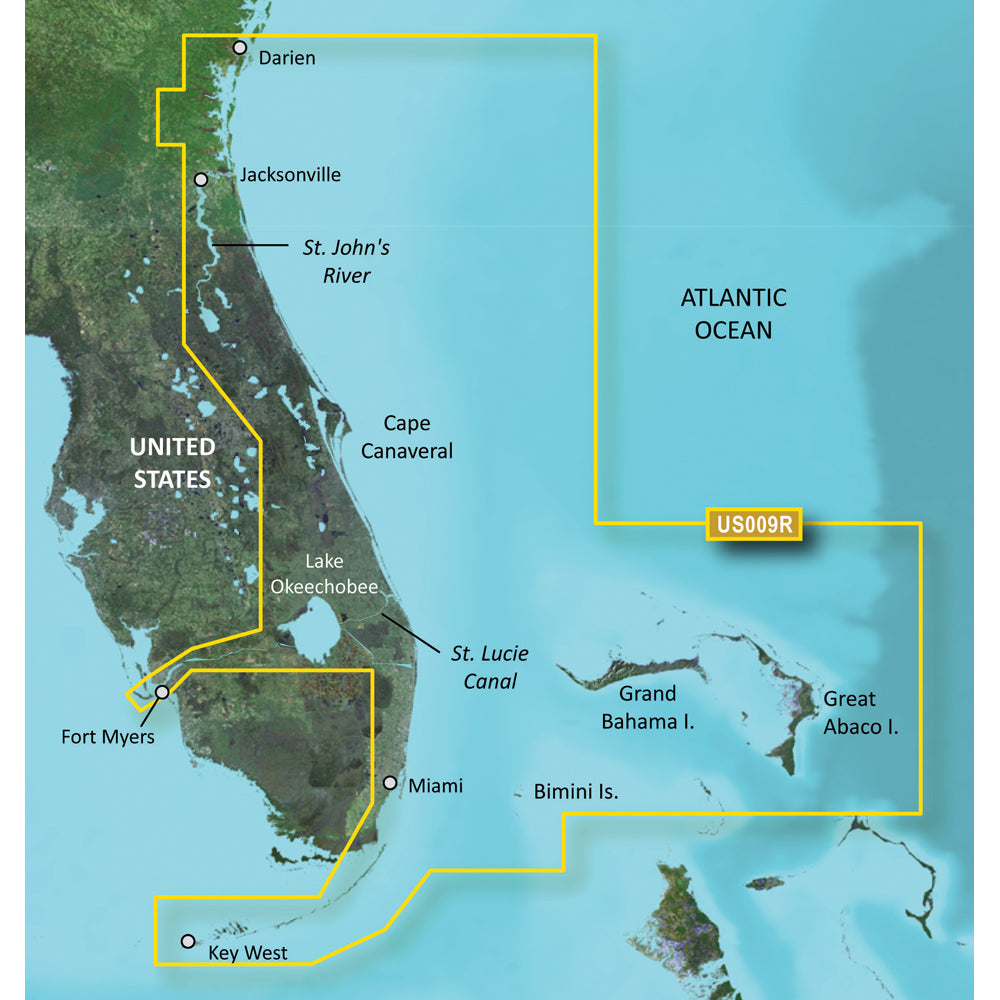 Garmin BlueChart g3 Vision HD - VUS009R - Jacksonville - Key West - microSD/SD [010-C0710-00] | Catamaran Supply