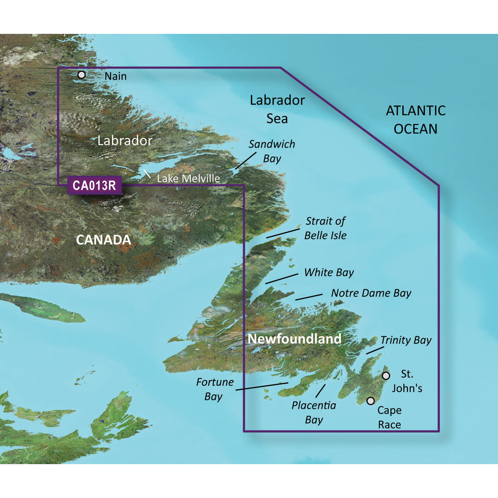 Garmin BlueChart g3 Vision HD - VCA013R - Labrador Coast - microSD/SD [010-C0698-00] | Catamaran Supply