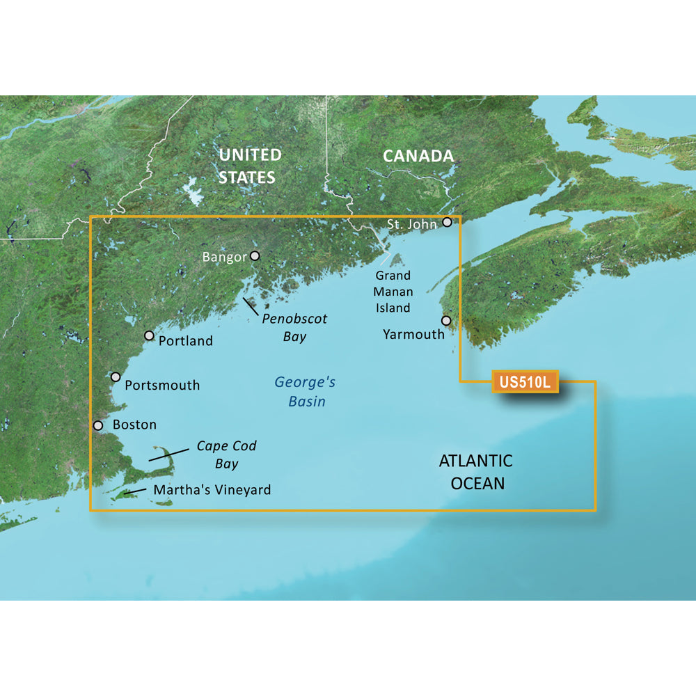 Garmin BlueChart g3 Vision HD - VUS510L - St. John - Cape Cod - microSD/SD [010-C0739-00] | Catamaran Supply