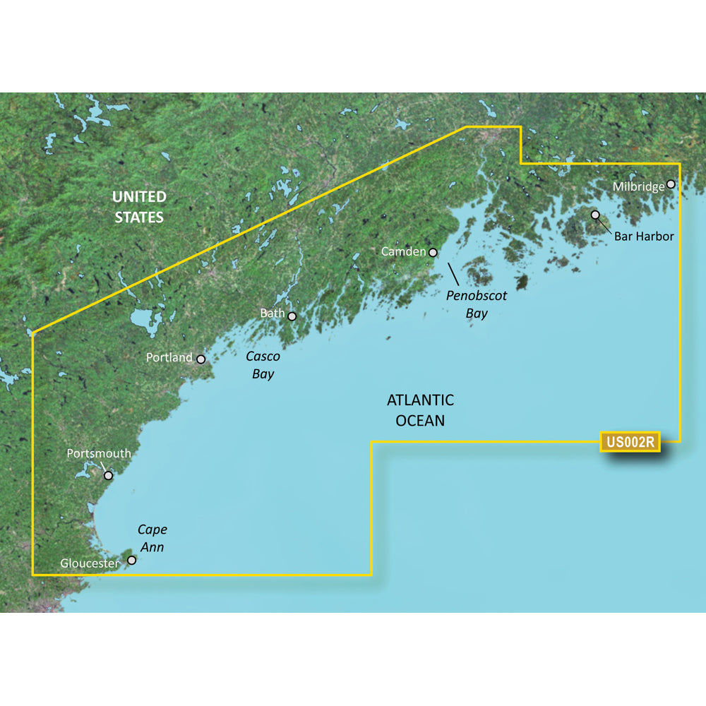 Garmin BlueChart g3 Vision HD - VUS002R - South Maine - microSD/SD [010-C0703-00] | Catamaran Supply