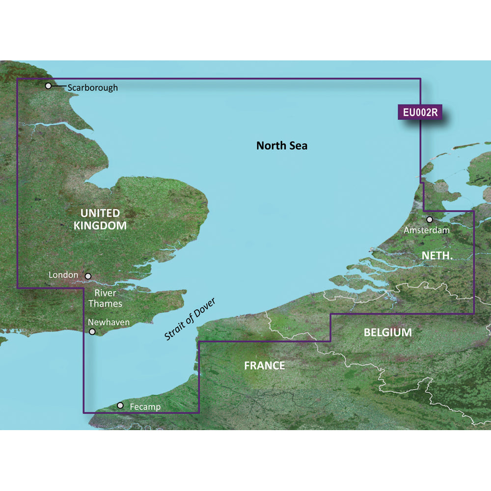 Garmin BlueChart g3 Vision HD - VEU002R - Dover to Amsterdam  England Southeast - microSD/SD [010-C0761-00] | Catamaran Supply