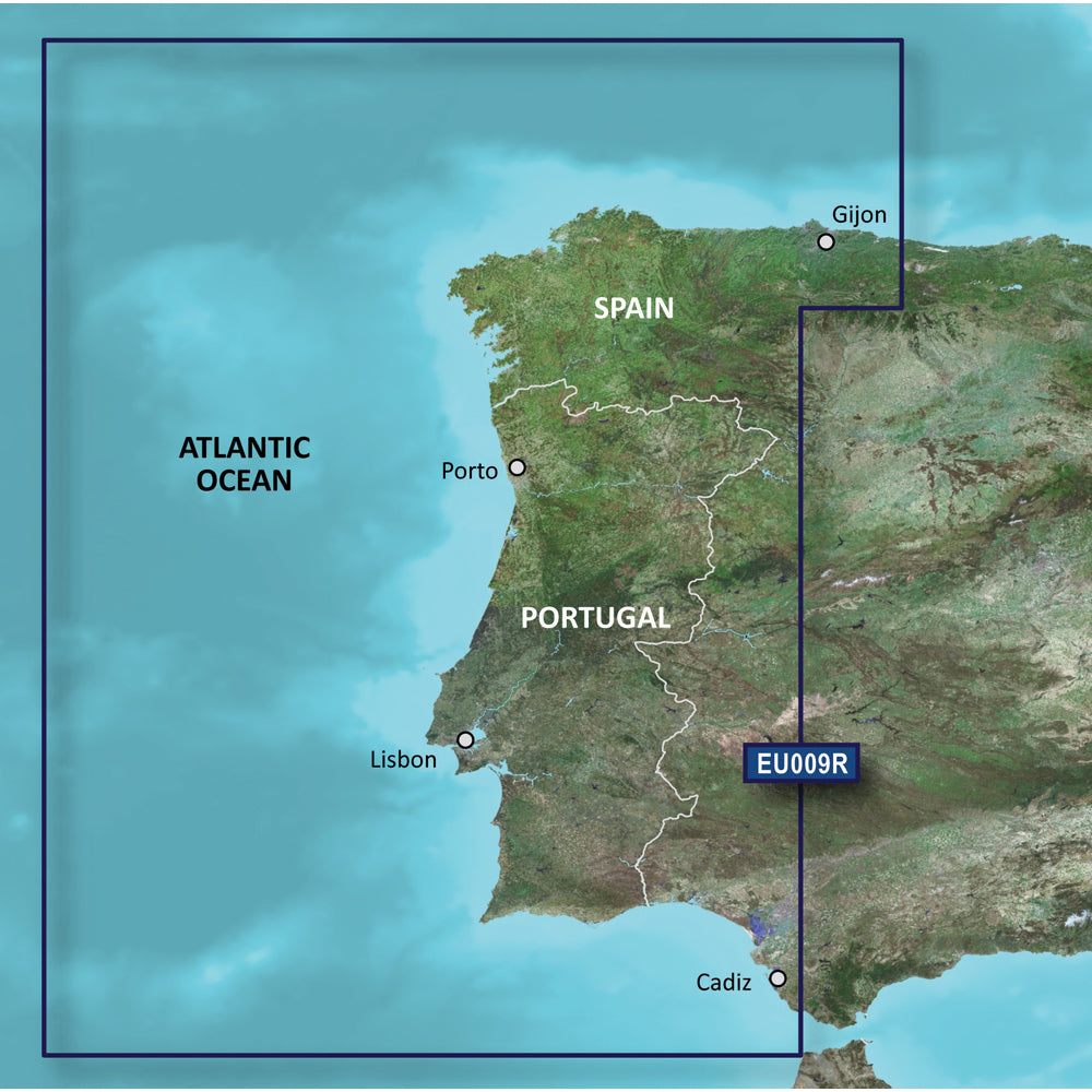Garmin BlueChart g3 Vision HD - VEU009R - Portugal  NW Spain - microSD/SD [010-C0767-00] | Catamaran Supply