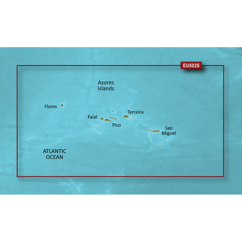 Garmin BlueChart g3 Vision HD - VEU502S - Azores Islands - microSD/SD [010-C0846-00] | Catamaran Supply