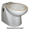 Raritan Atlantes Freedom w/Vortex-Vac - Household Style - White - Freshwater Solenoid - Smart Toilet Control - 12v [AVHWF01203] | Catamaran Supply