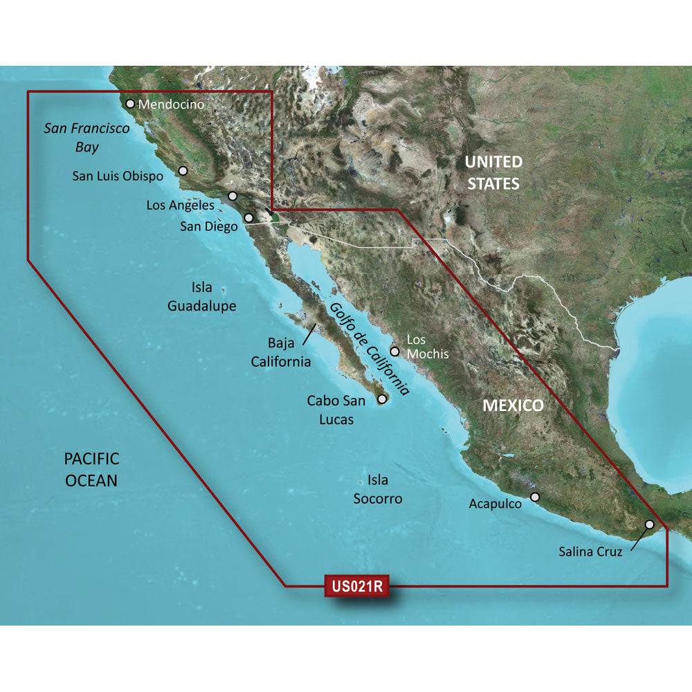 Garmin BlueChart g2 HD - HXUS021R - California - Mexico - microSD/SD [010-C0722-20] | Catamaran Supply
