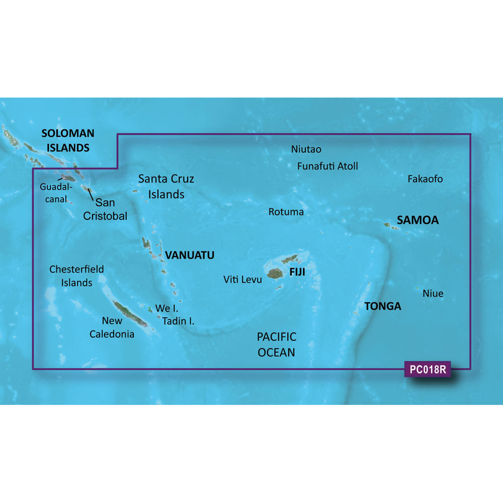 Garmin BlueChart g2 HD - HXPC018R - New Caledonia To Fiji - microSD/SD [010-C0865-20] | Catamaran Supply