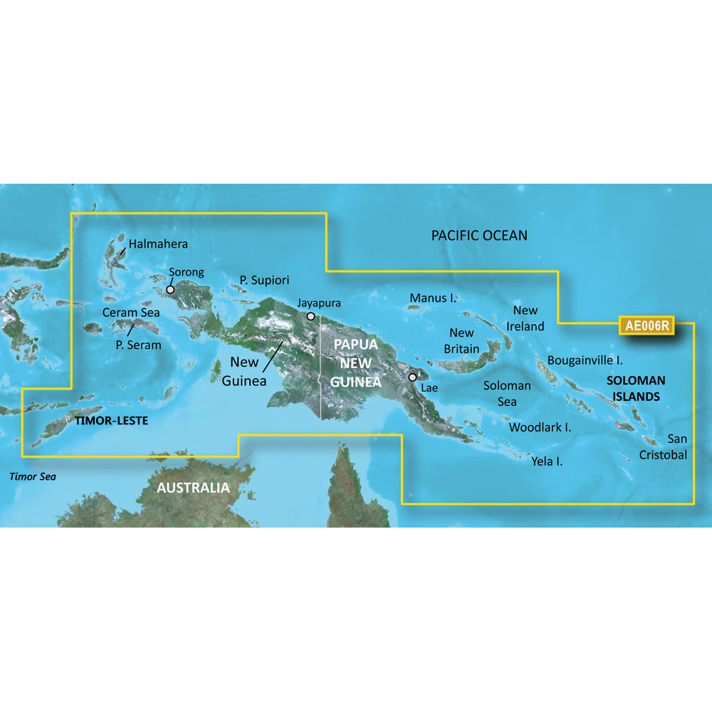 Garmin BlueChart g2 HD - HXAE006R - Timor Leste/New Guinea - microSD/SD [010-C0881-20] | Catamaran Supply