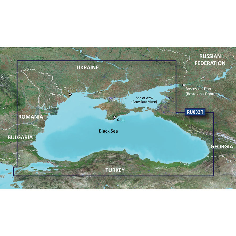 Garmin BlueChart g3 HD - HXRU002R - Black Sea  Azov Sea - microSD/SD [010-C1064-20] | Catamaran Supply