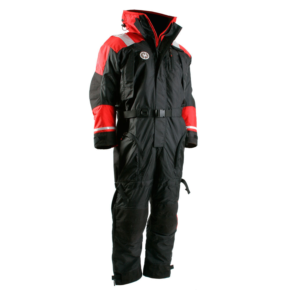 First Watch Anti-Exposure Suit - Black/Red - X-Large [AS-1100-RB-XL] | Catamaran Supply