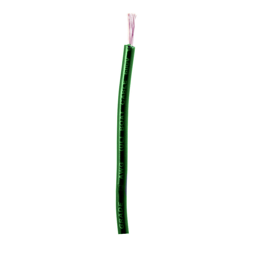 Ancor Green 10 AWG Primary Cable - Sold By The Foot [1083-FT] | Catamaran Supply