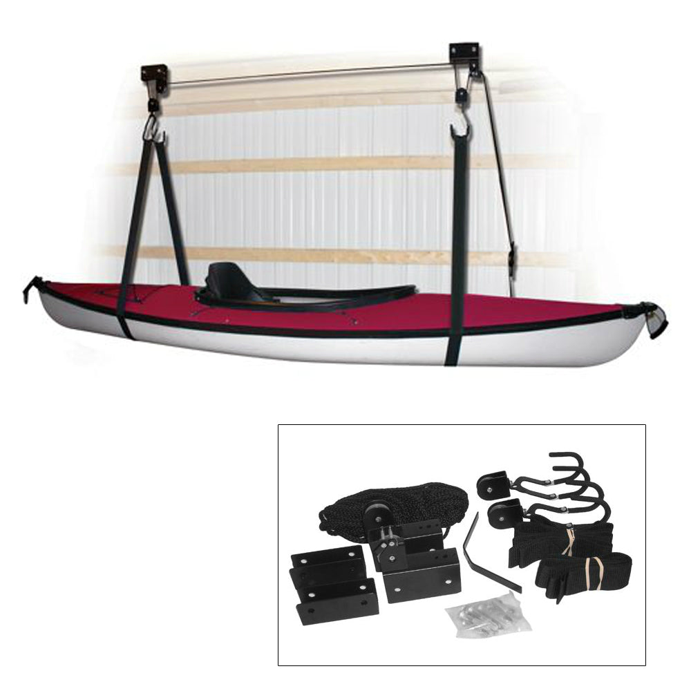 Attwood Kayak Hoist System - Black [11953-4] | Catamaran Supply