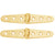 Whitecap Strap Hinge - Polished Brass - 6" x 1-1/8" - Pair [S-605BC] | Catamaran Supply
