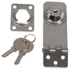 Whitecap Locking Hasp - 304 Stainless Steel - 1" x 3" [S-4053C] | Catamaran Supply