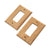 Whitecap Teak Ground Fault Outlet Cover/Receptacle Plate [60171] | Catamaran Supply