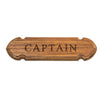 Whitecap Teak "CAPTAIN" Name Plate [62670] | Catamaran Supply