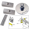 Tecnoseal Anode Kit w/Hardware - Mercury Verado 4 - Zinc [20814] | Catamaran Supply