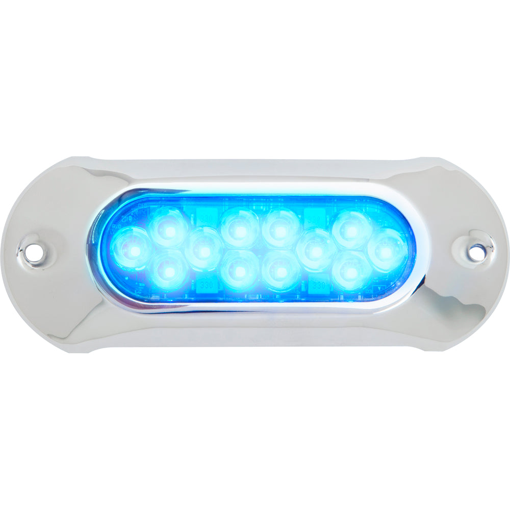 Attwood Light Armor Underwater LED Light - 12 LEDs - Blue [65UW12B-7] | Catamaran Supply