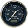 Faria Chesapeake Black SS 4" Tachometer w/Hourmeter - 6,000 RPM (Gas - Inboard) [33732] | Catamaran Supply