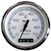 Faria Chesapeake White SS 4" Tachometer w/Suzuki Monitor - 7,000 RPM (Gas - Suzuki Outboard) [33860] | Catamaran Supply