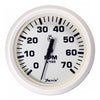 Faria Dress White 4" Tachometer - 7,000 RPM (Gas - All Outboards) [33104] | Catamaran Supply