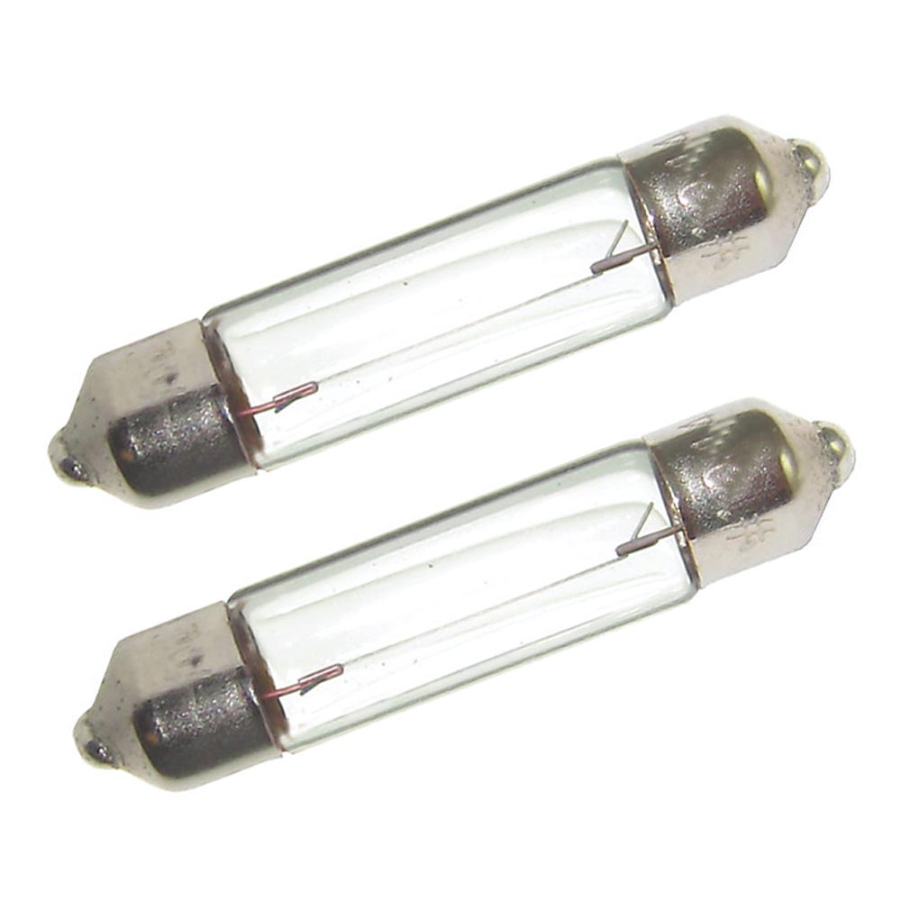 Perko Double Ended Festoon Bulbs - 12V, 10W, .74A - Pair [0070DP0CLR] | Catamaran Supply