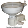 Raritan Sea Era Toilet - Household Style - Freshwater Solenoid - Straight  90 Discharge - Smart Toilet Control - 12v [162HF012] | Catamaran Supply
