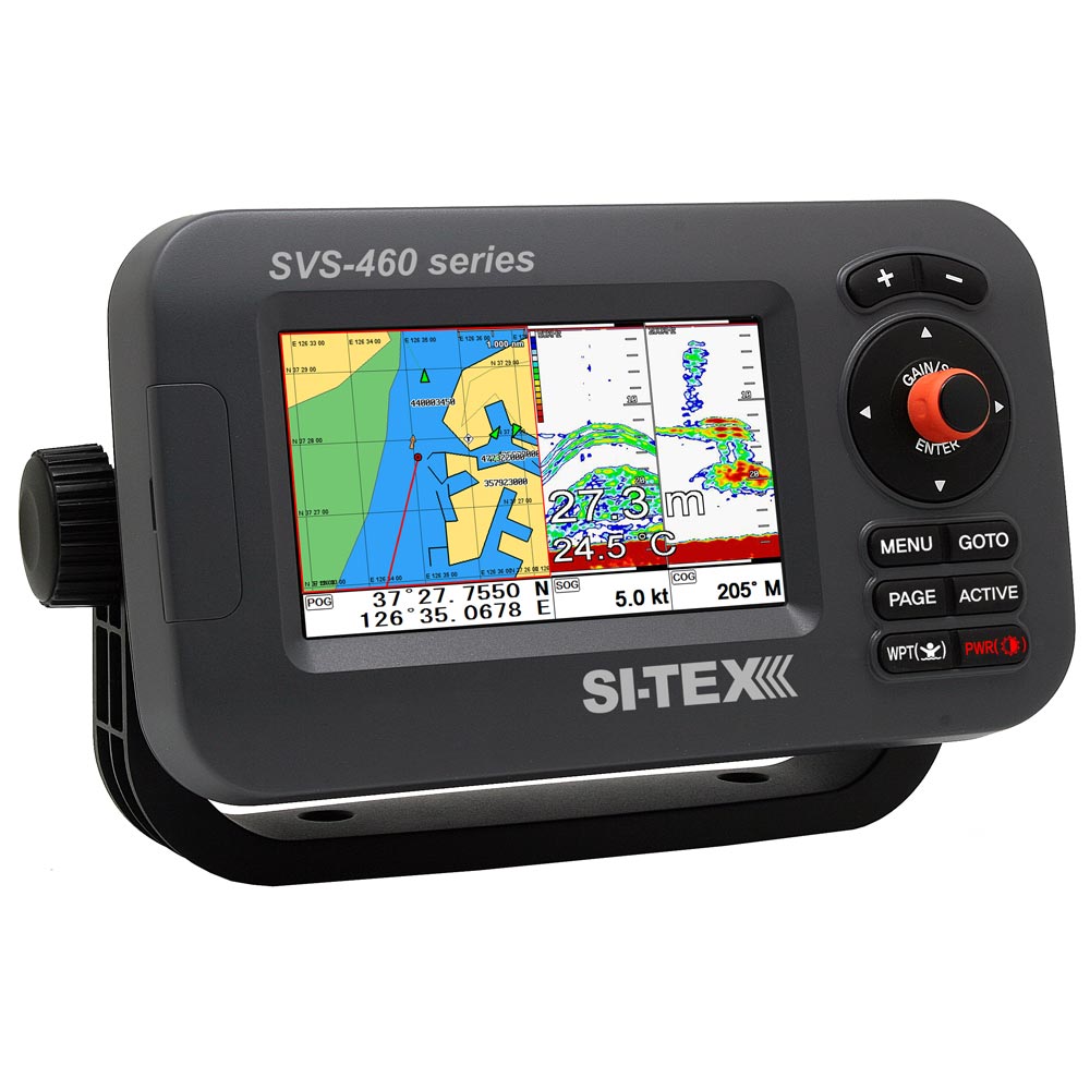 SI-TEX SVS-460CE Chartplotter - 4.3" Color Screen w/External GPS & Navionics+ Flexible Coverage [SVS-460CE] | Catamaran Supply