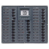 BEP Millennium Series DC Circuit Breaker Panel w/Digital Meters, 32SP DC12V [M32-DCSM] | Catamaran Supply