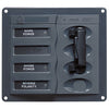 BEP AC Circuit Breaker Panel without Meters, Double Pole Change Over Panel [900-ACCH-110V] | Catamaran Supply