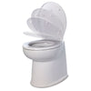 Jabsco 17" Deluxe Flush Fresh Water Electric Toilet w/Soft Close Lid - 12V [58040-3012] | Catamaran Supply