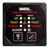 Xintex Gasoline Fume Detector & Blower Control w/2 Plastic Sensors - Black Bezel Display [G-2BB-R] | Catamaran Supply