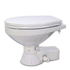 Jabsco Quiet Flush Freshwater Toilet - Compact Bowl - 24V [37045-3094] | Catamaran Supply
