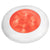 Hella Marine Slim Line LED 'Enhanced Brightness' Round Courtesy Lamp - Red LED - White Plastic Bezel - 12V [980507241] | Catamaran Supply