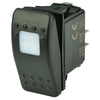 BEP SPST Contura Switch - 1-Amber LED - OFF/ON [1001801] | Catamaran Supply