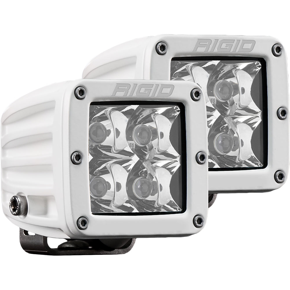 RIGID Industries D-Series PRO Hybrid-Spot LED - Pair - White [602213] | Catamaran Supply