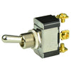 BEP SPDT Chrome Plated Toggle Switch - ON/OFF/(ON) [1002015] | Catamaran Supply