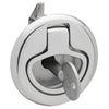Whitecap Slam Latch Stainless Steel Locking Ring Pull [6136C] | Catamaran Supply