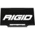 RIGID Industries E-Series Lens Cover 6" - Black [106913] | Catamaran Supply