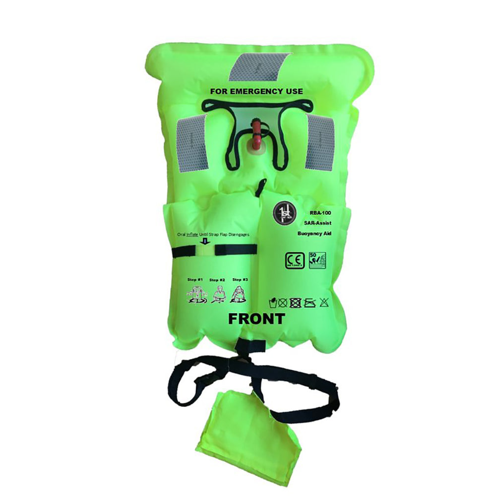 First Watch Micro Inflatable Emergency Vest - Hi-Vis Yellow [RBA-100] | Catamaran Supply