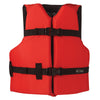 Onyx Nylon General Purpose Life Jacket - Youth 50-90lbs - Red [103000-100-002-12] | Catamaran Supply