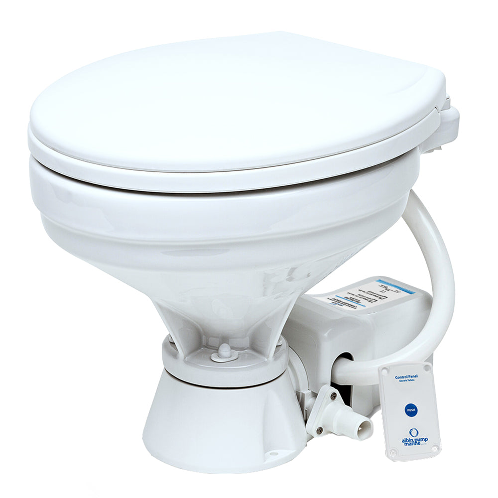 Albin Pump Marine Toilet Standard Electric EVO Comfort - 12V [07-02-006] | Catamaran Supply